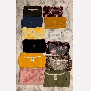 11 pack bundle - VS Pink Perfect Tee | v and crew